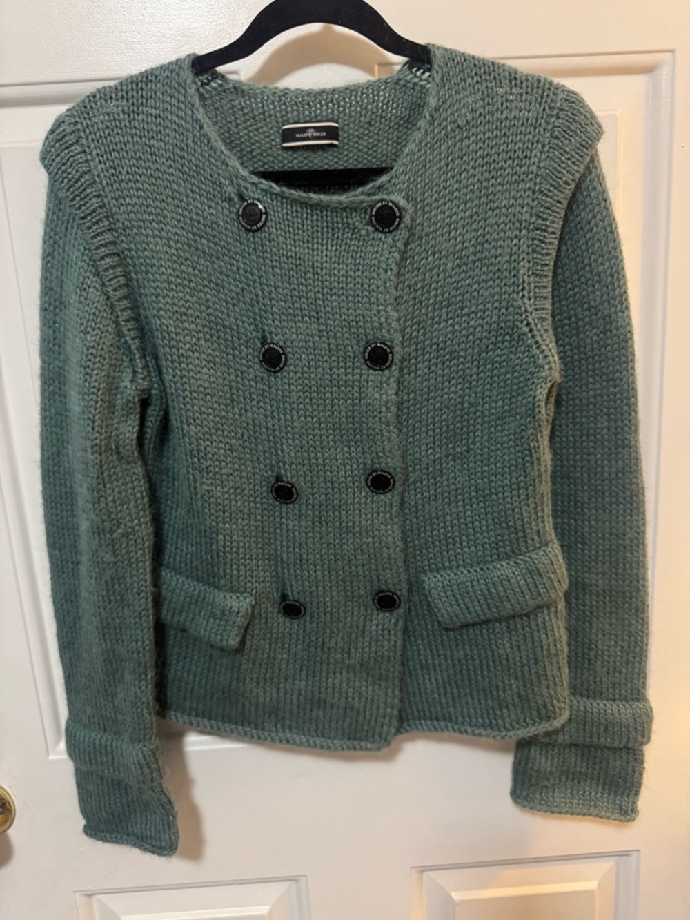 By Malene Birger Alpaca Sweater Cardigan Green Size Medium